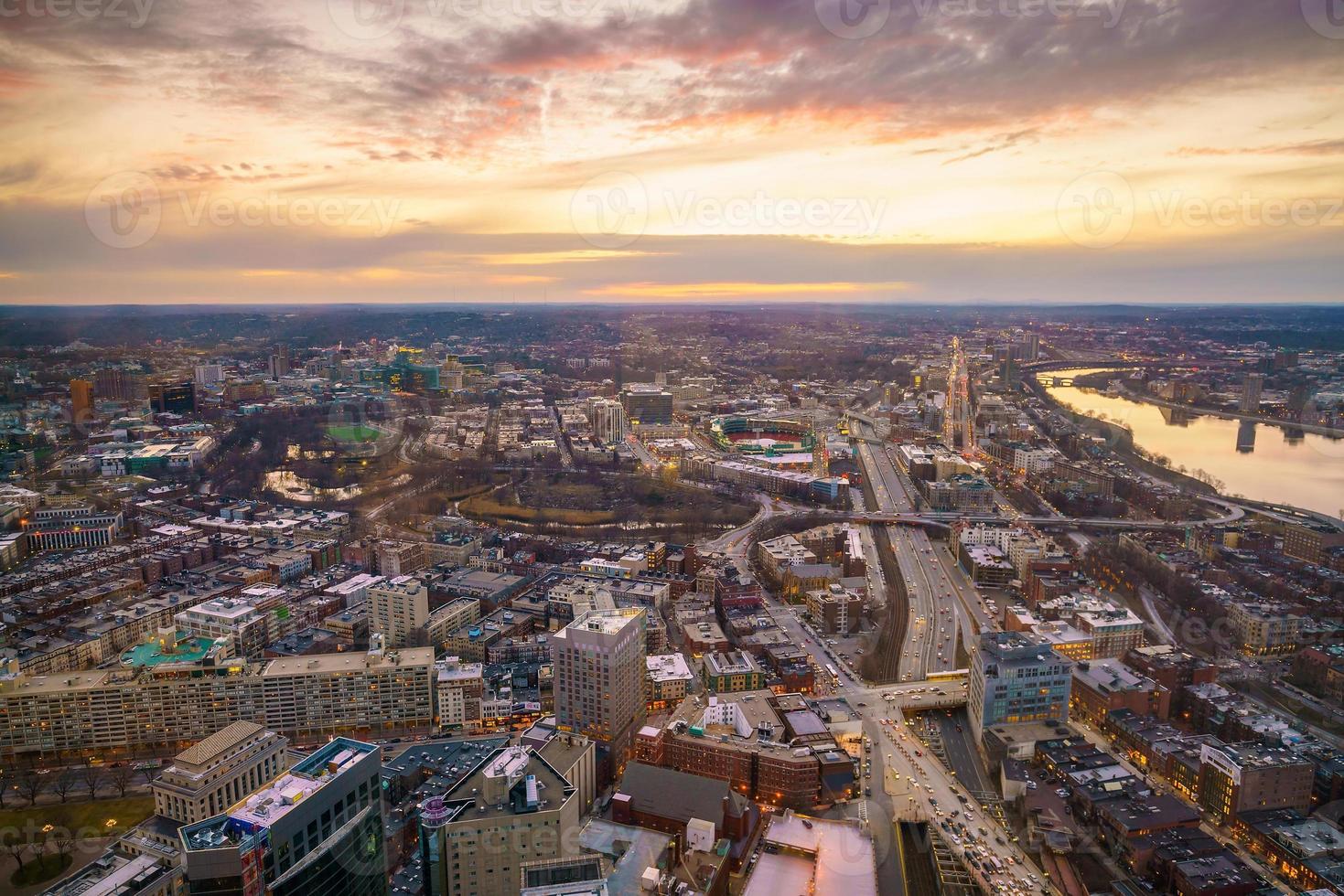 centre-ville de boston massachusetts photo