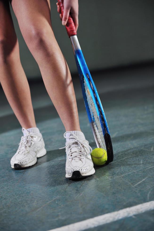 portrait de fille de tennis photo