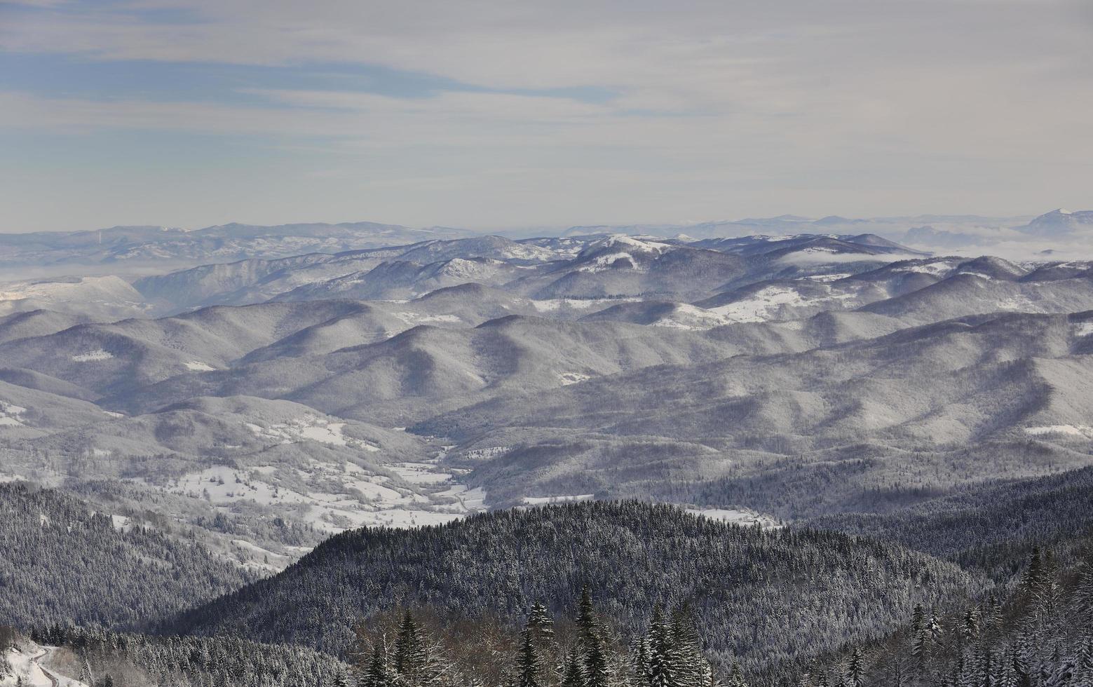 paysage d'hiver photo