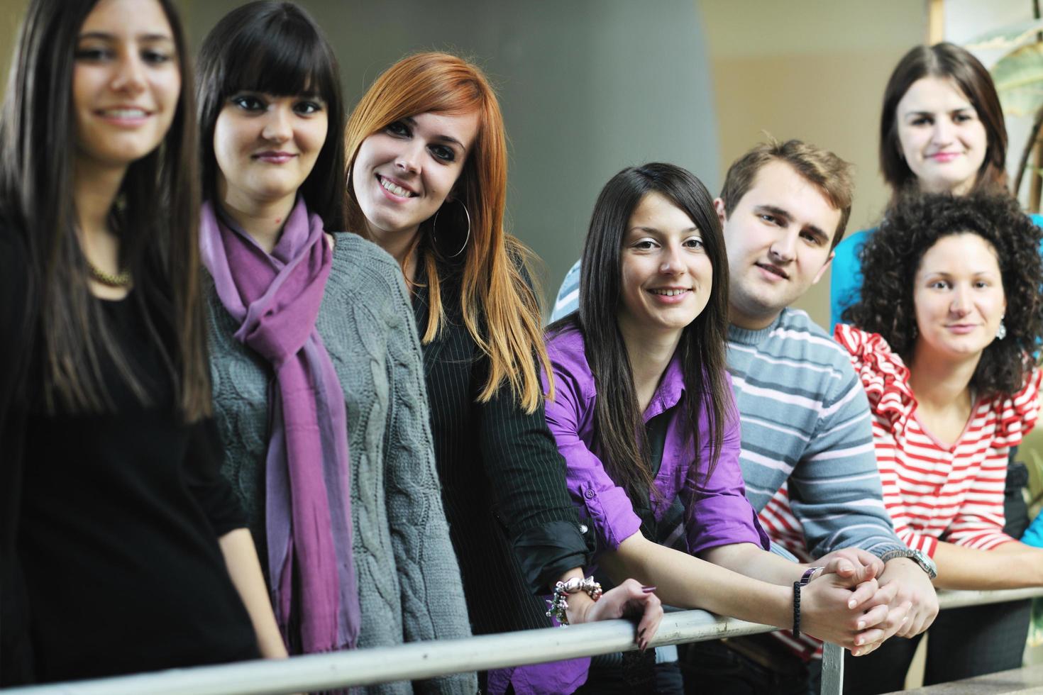 portrait de groupe d'étudiants photo