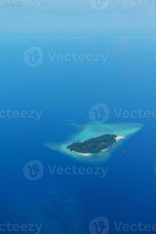 vue sur la plage tropicale photo