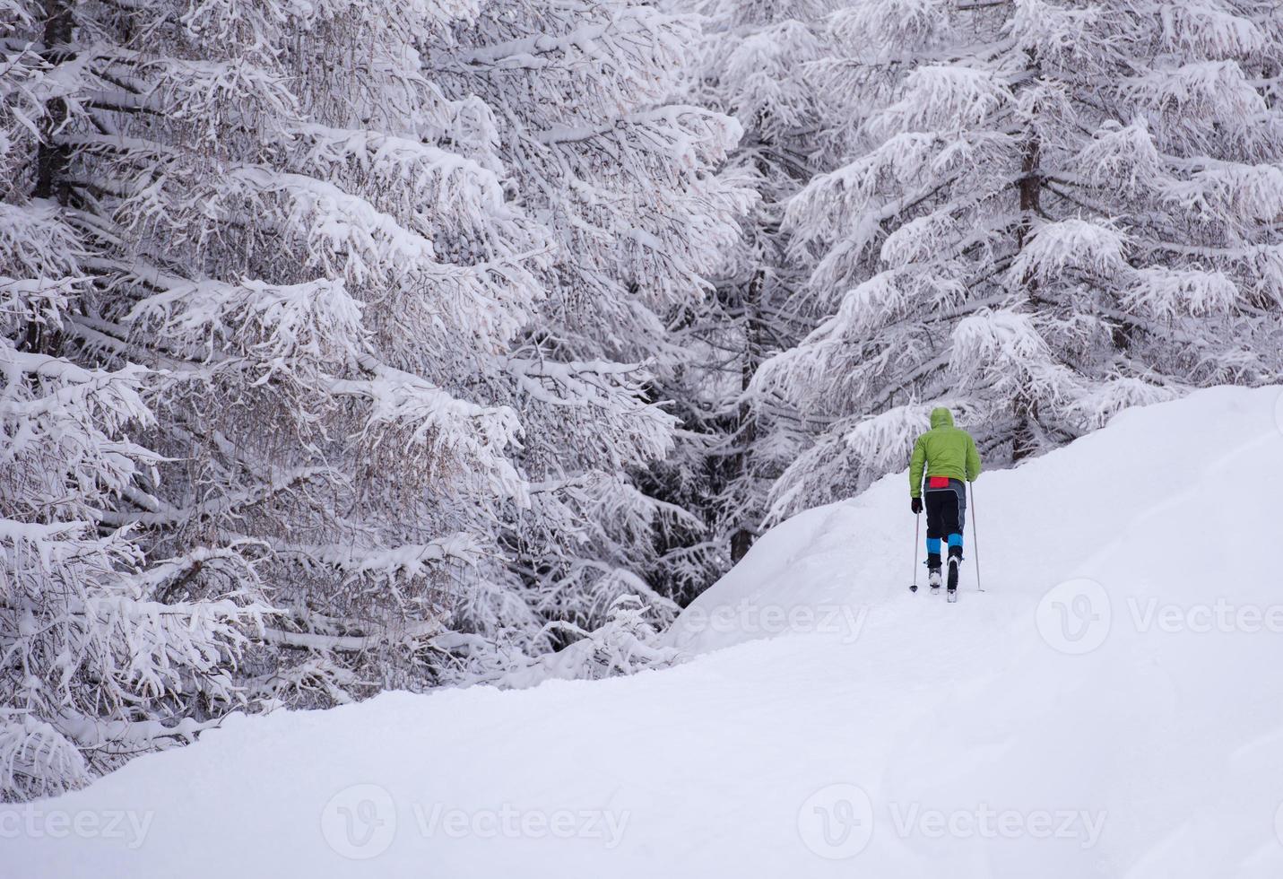 vue sur le paysage de montagne photo