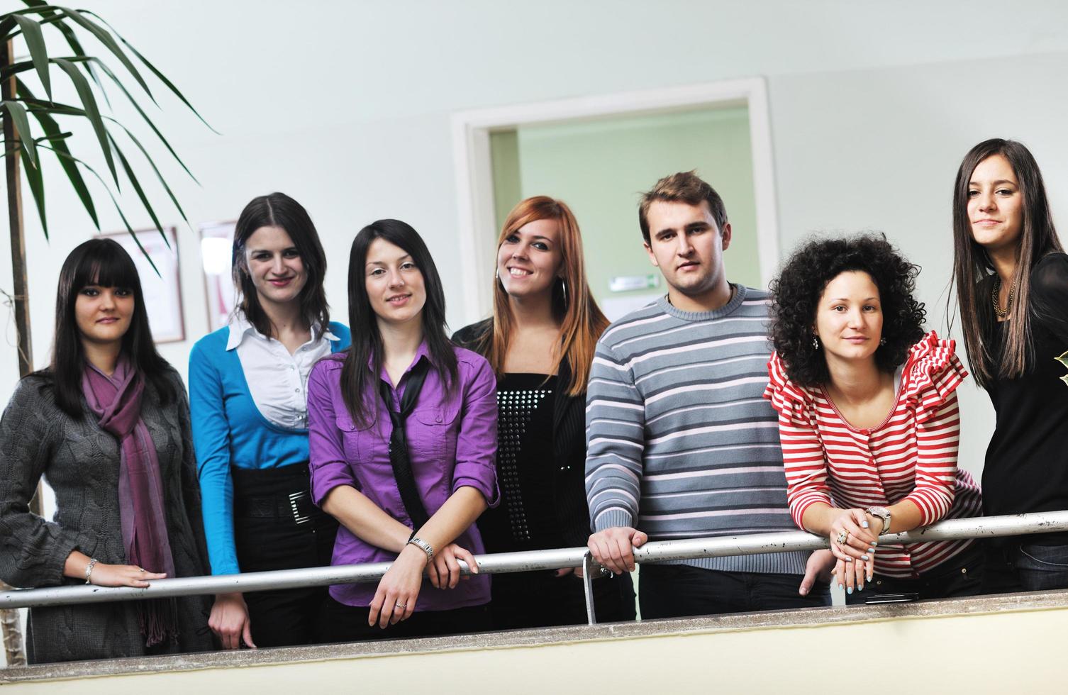 portrait de groupe d'étudiants photo