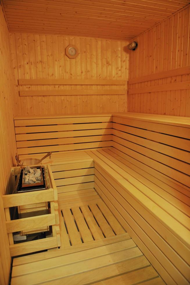sauna finlandais vue photo