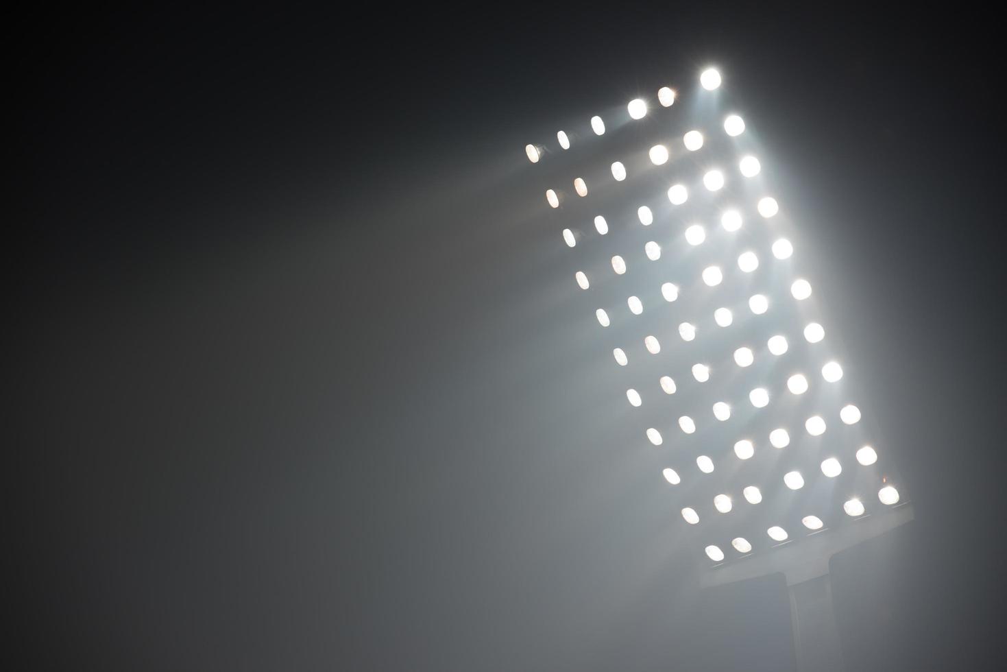 vue sur les lumières du stade photo