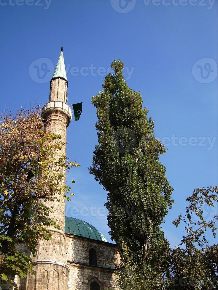 vue sur l'architecture de la mosquée photo