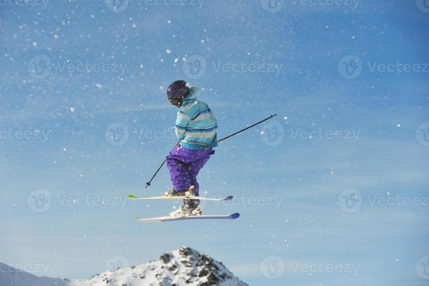 vue sur le saut à ski photo