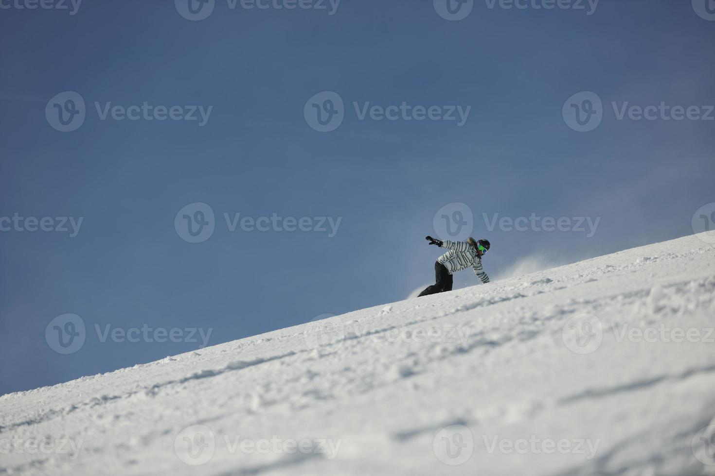 skieurs en montagne photo