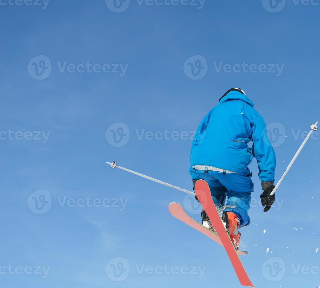 vue sur le saut à ski photo