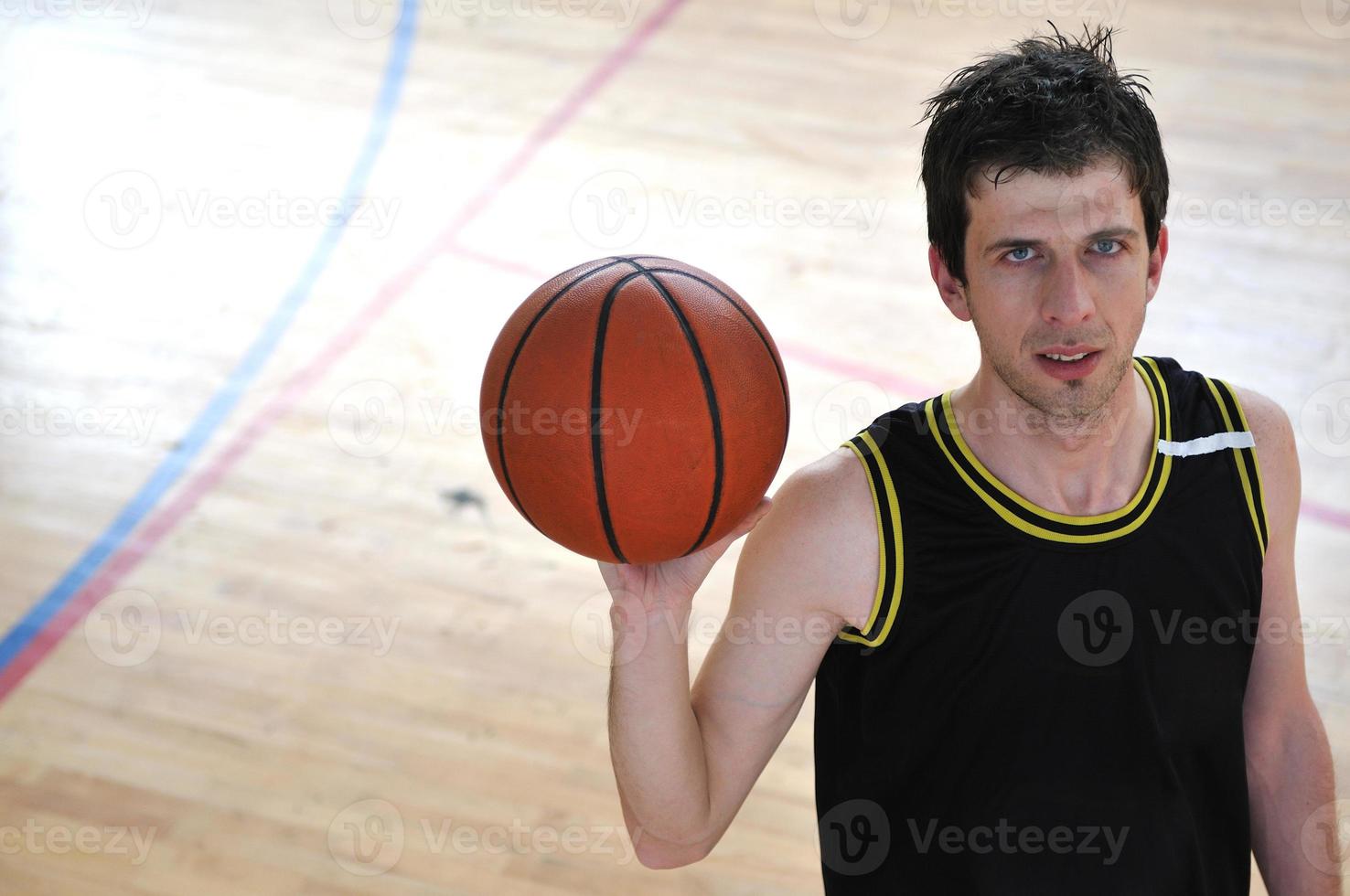 vue de joueur de basket-ball photo