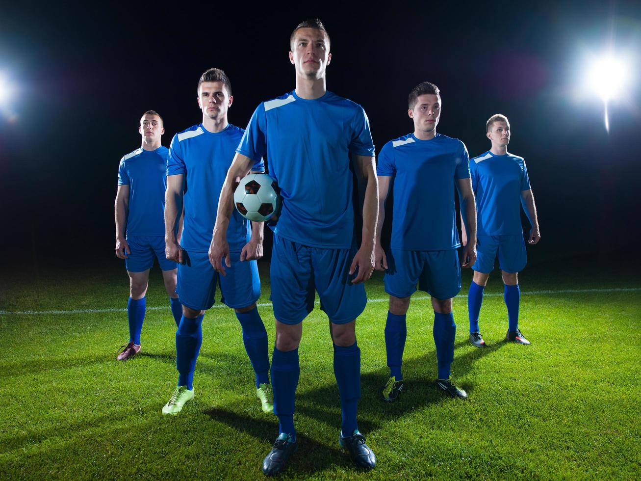 équipe de footballeurs photo