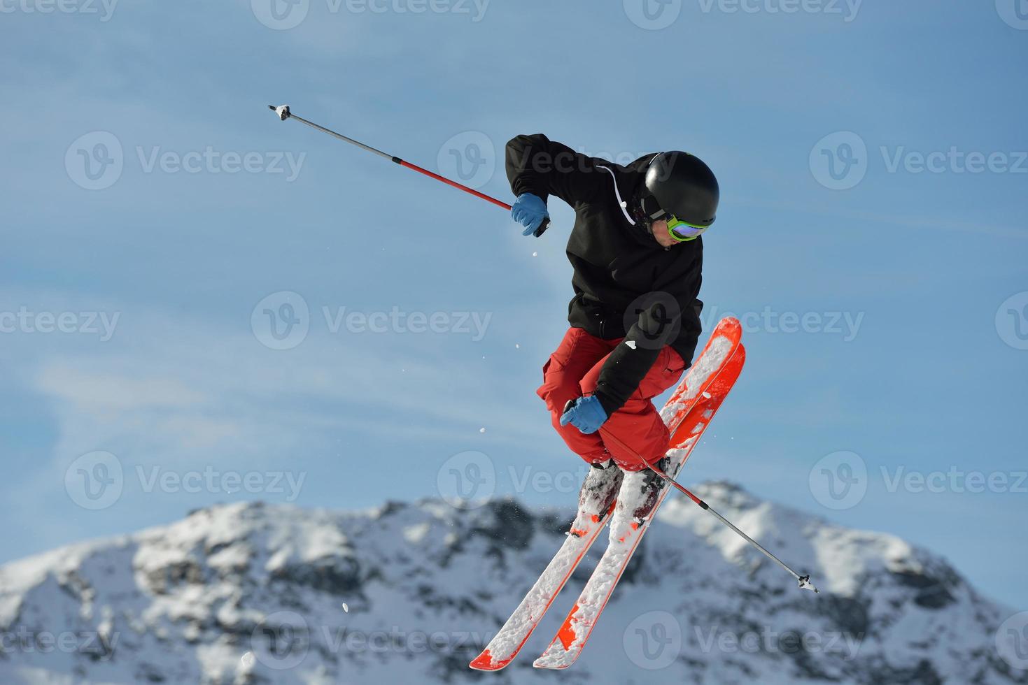 vue sur le saut à ski photo