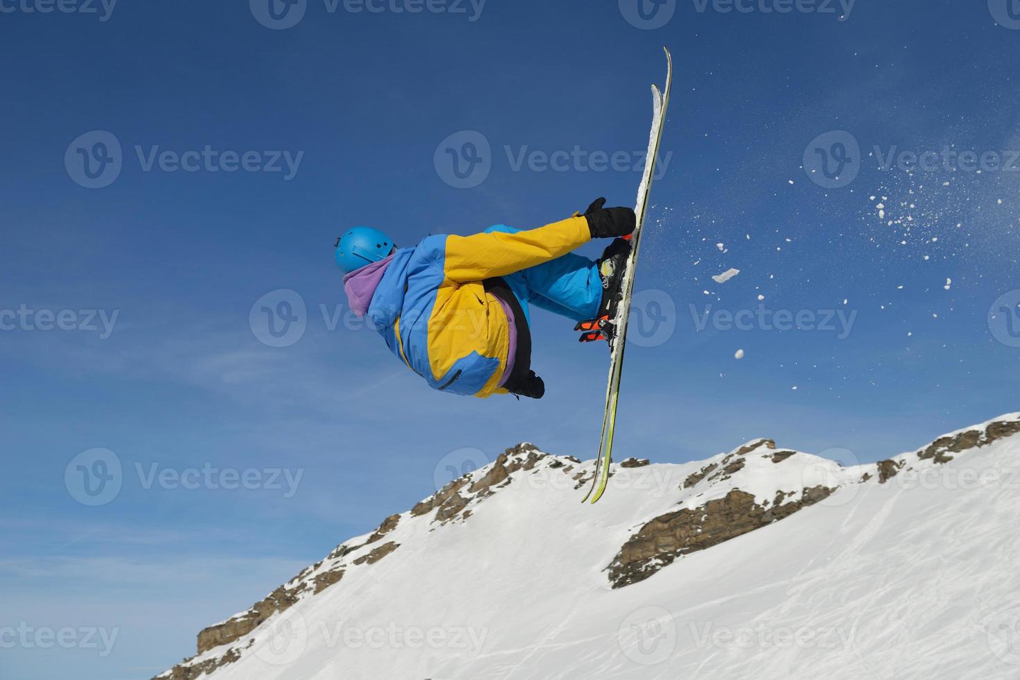 vue sur le saut à ski photo