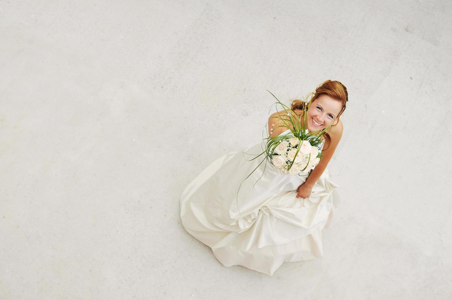 portrait de la belle mariée photo