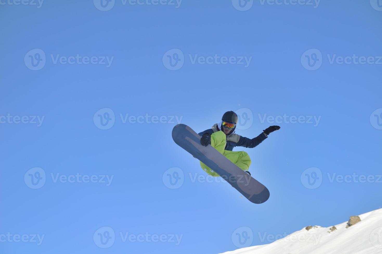 vue sur le saut à ski photo