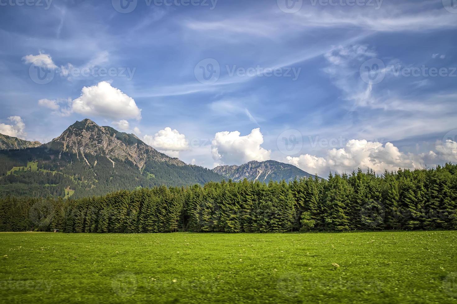paysage naturel de la chaîne de montagnes. paysage de forêt et de montagne. beauté dans la nature. photo