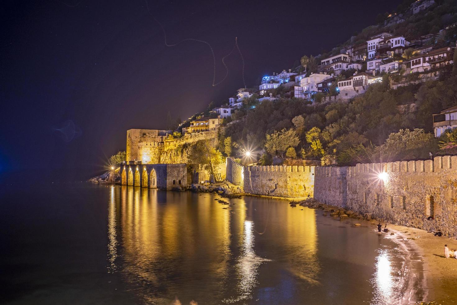 alanya 2022 ville d'antalya avec mer et château photo