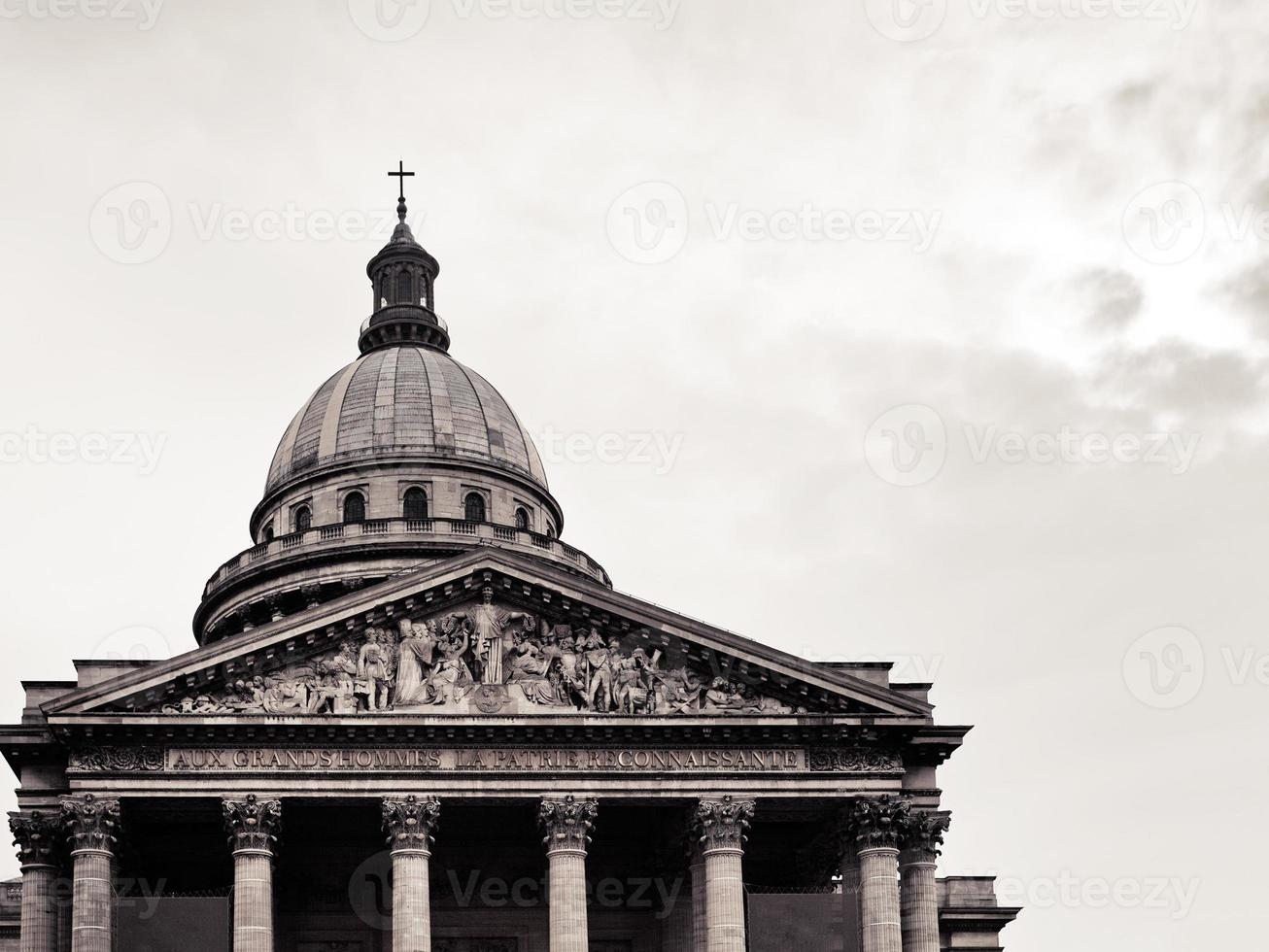 toit du panthéon, paris photo