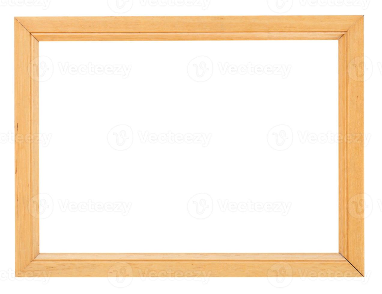 cadre photo en bois jaune simple