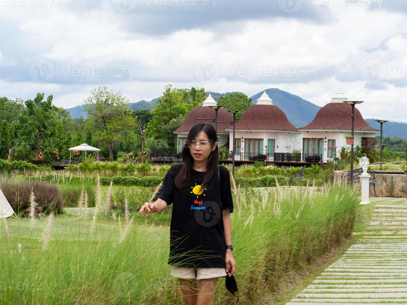 femme et nature photo