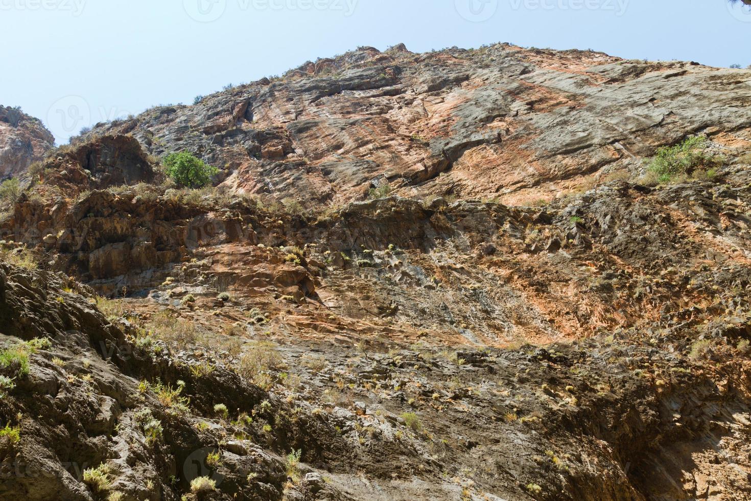 haut mur du canyon photo