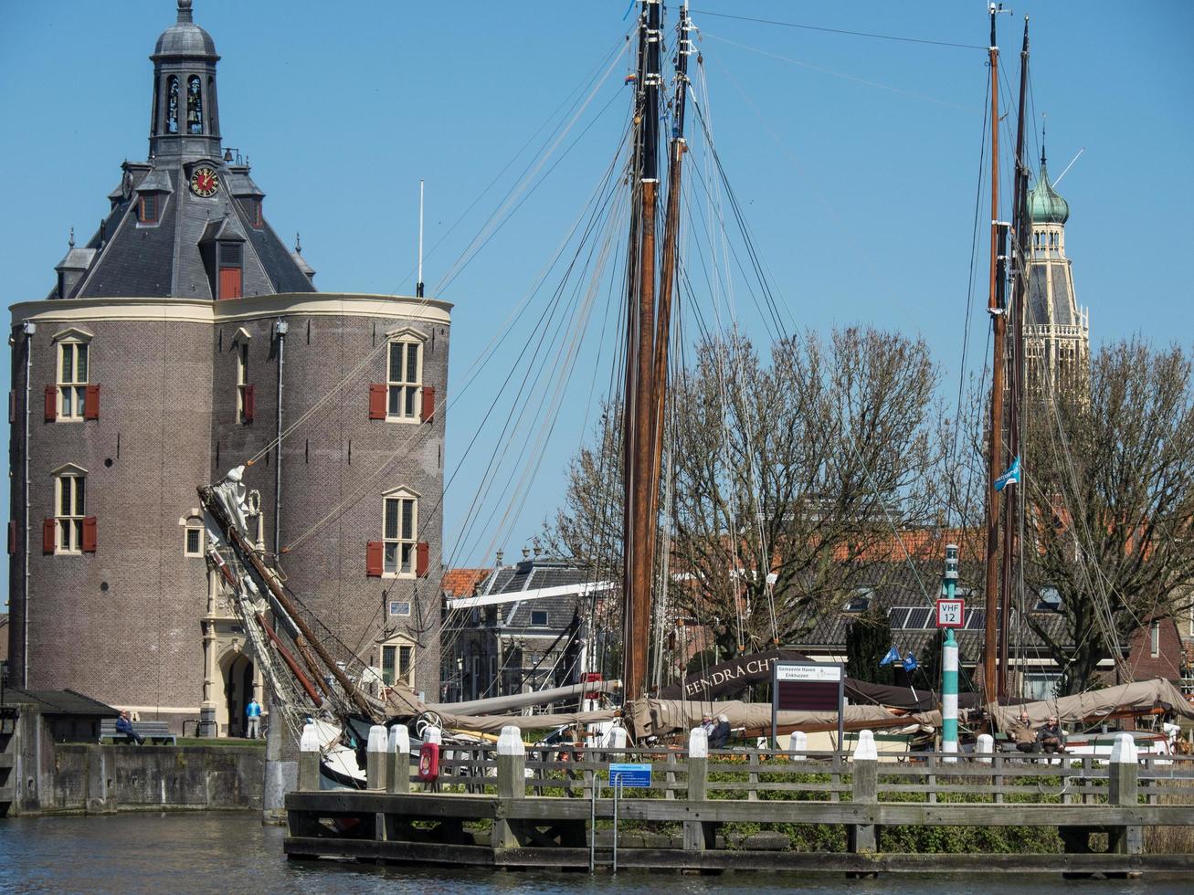 enkhuizen aux pays-bas photo