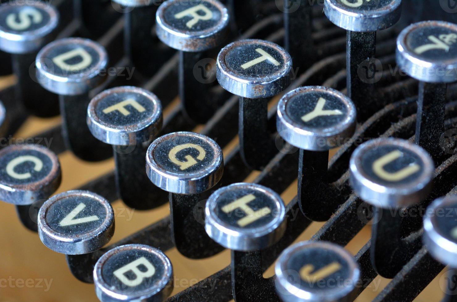machine à écrire antique anglais lettres clavier photo