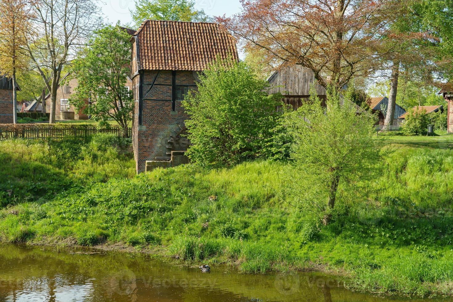 Vreden à la rivière Berkel en Allemagne photo