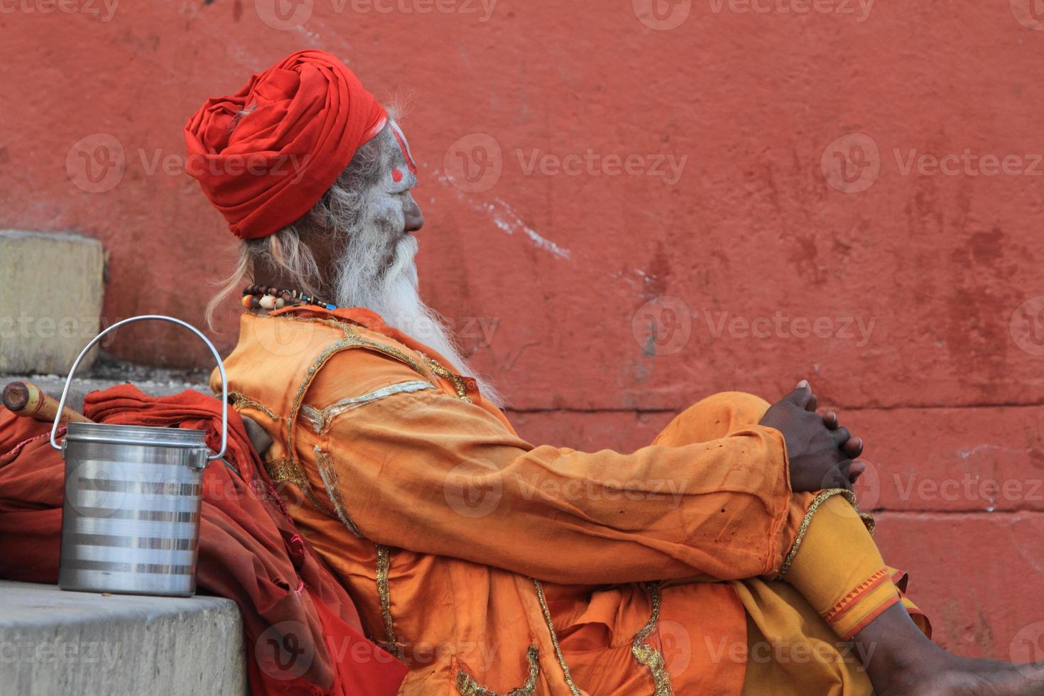 heiliger sadhu en indien photo
