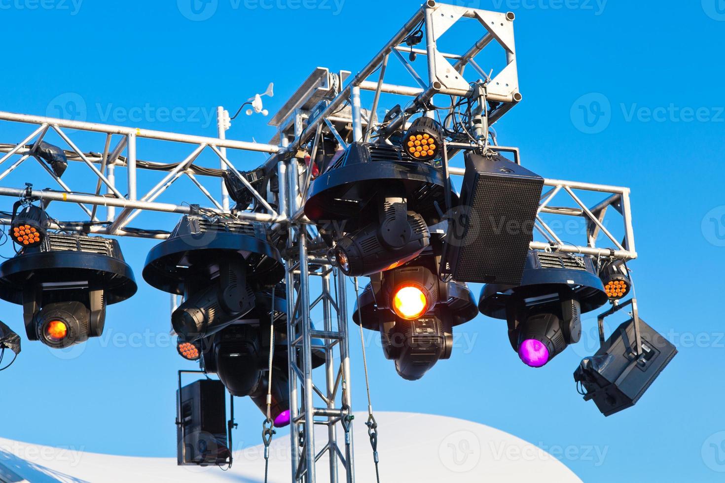 projecteurs de concert à l'extérieur photo