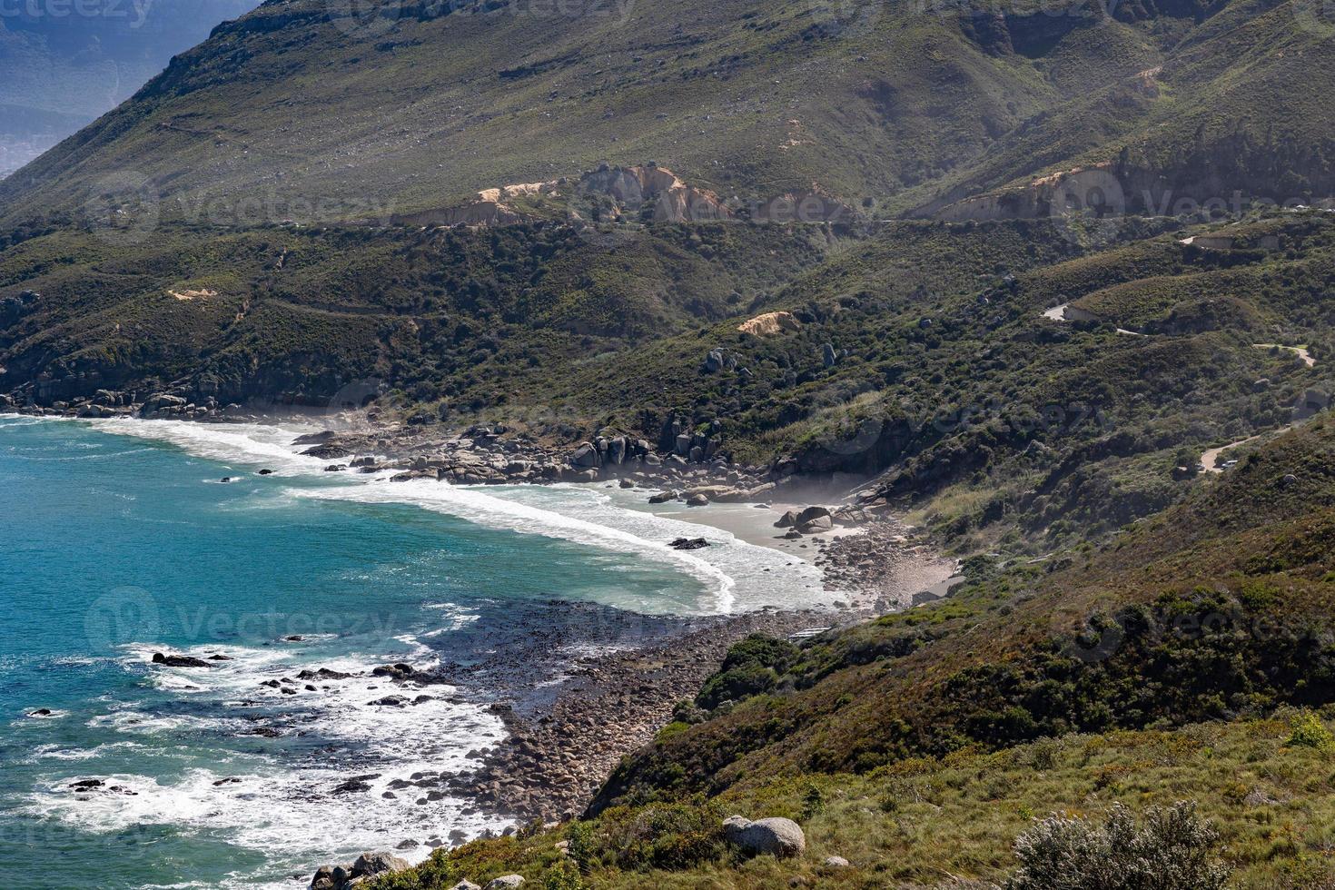 vue panoramique sur le paysage marin d'une hauteur photo