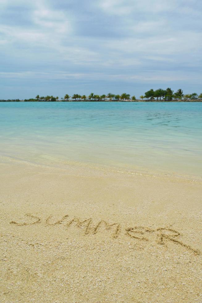 paysage de plage tropicale photo