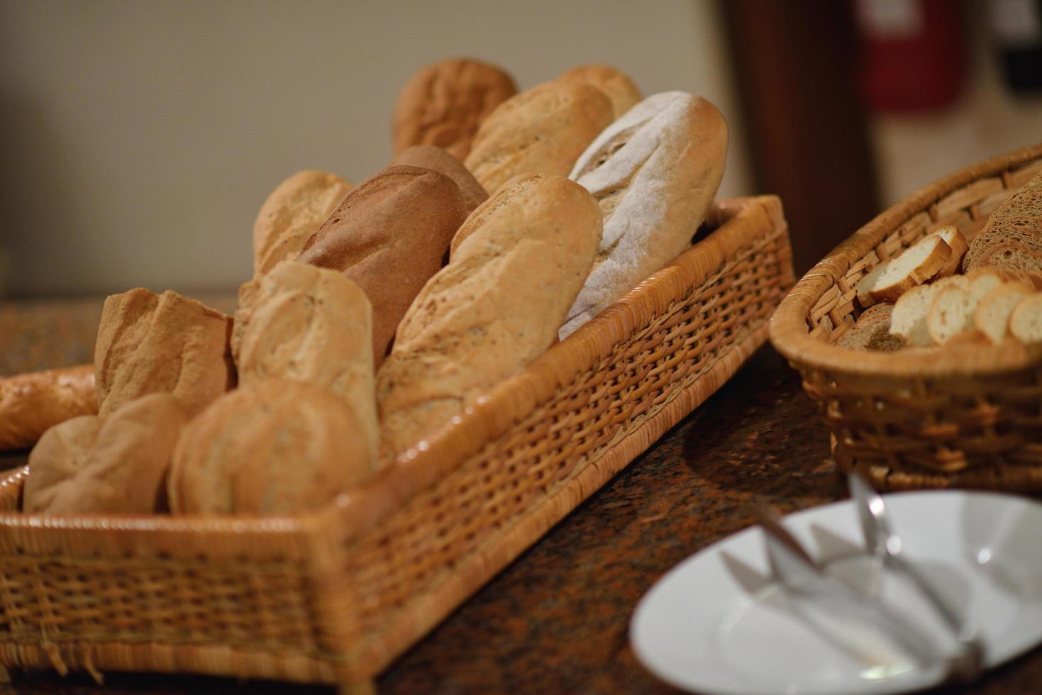 vue de la nourriture sous forme de buffet photo