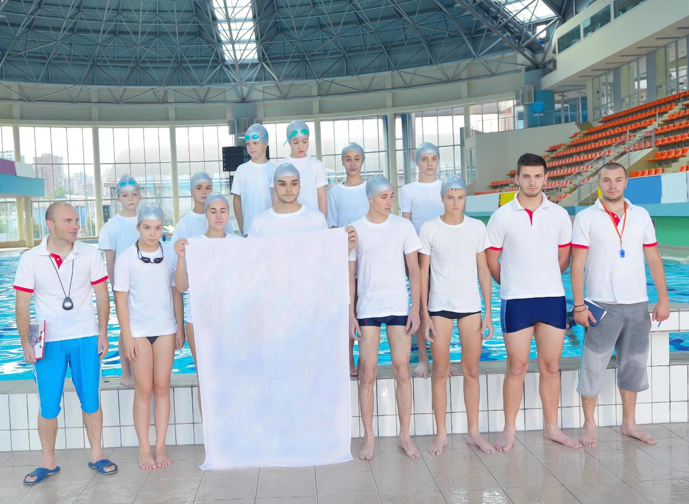 vue du cours de natation photo