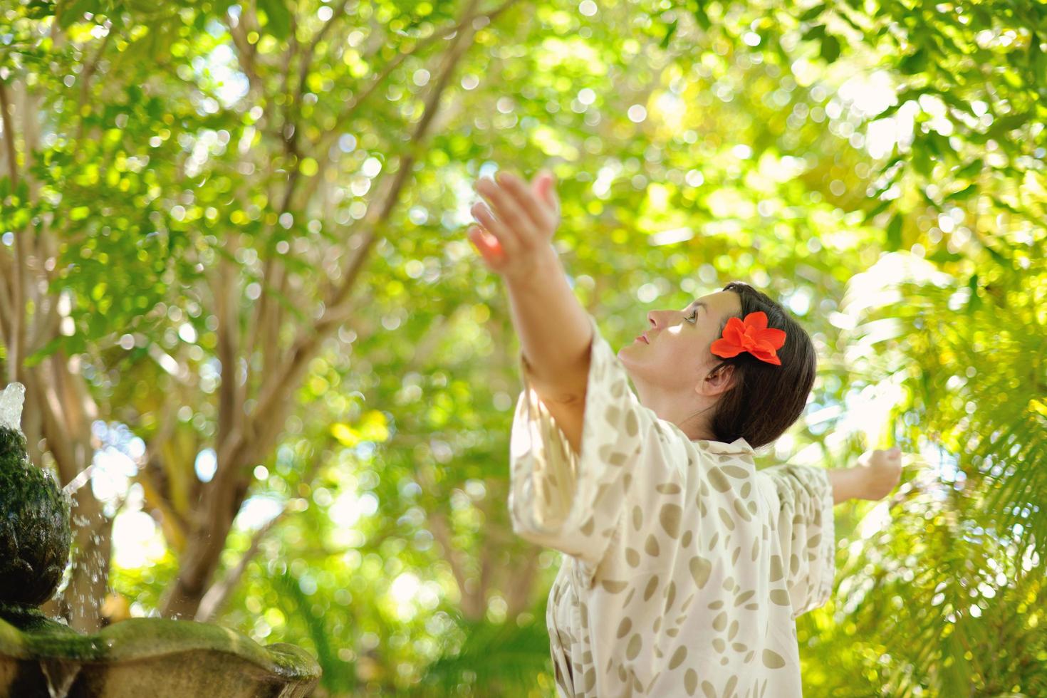 cure thermale dans un complexe tropical photo