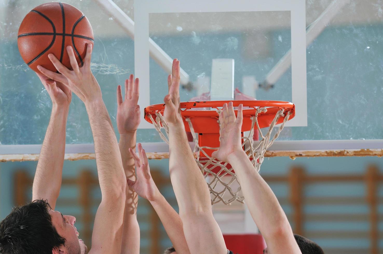 vue du match de basket photo