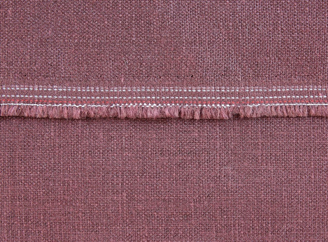 texture de tissu avec couture photo