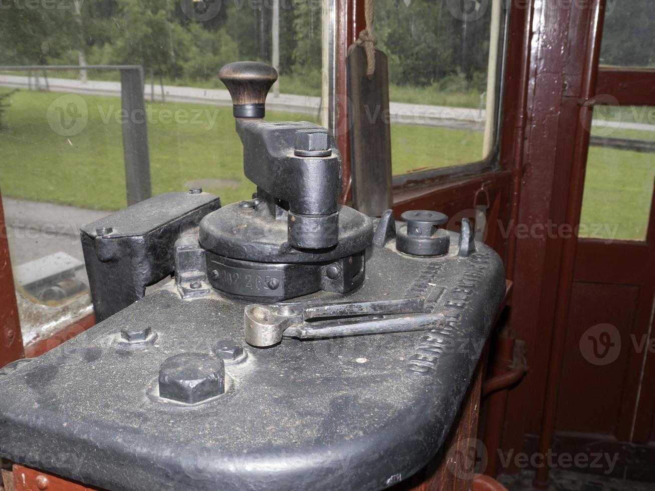 ancien tramway de new york wagon rouge 1939 photo