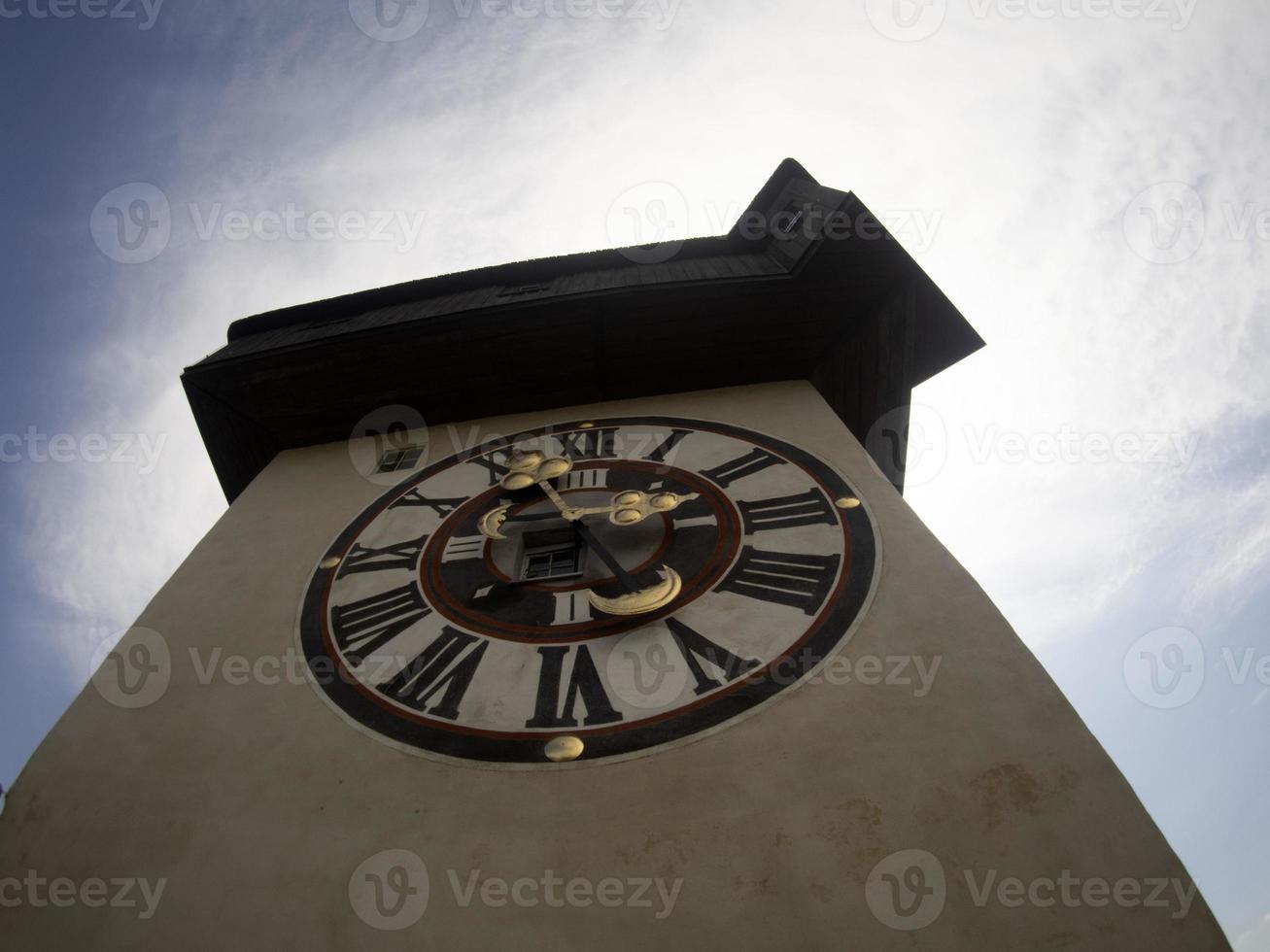 Graz Autriche tour de l'horloge historique photo