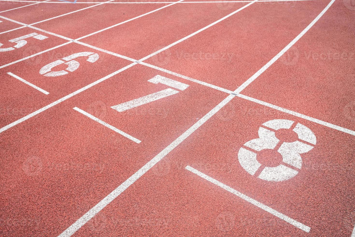 piste de course dans le stade photo