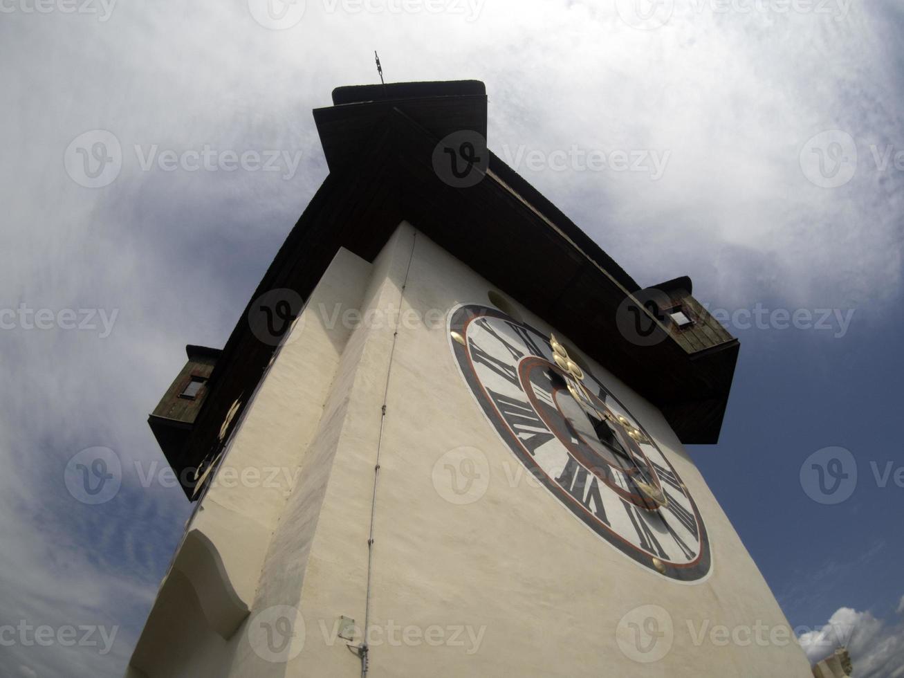 Graz Autriche tour de l'horloge historique photo