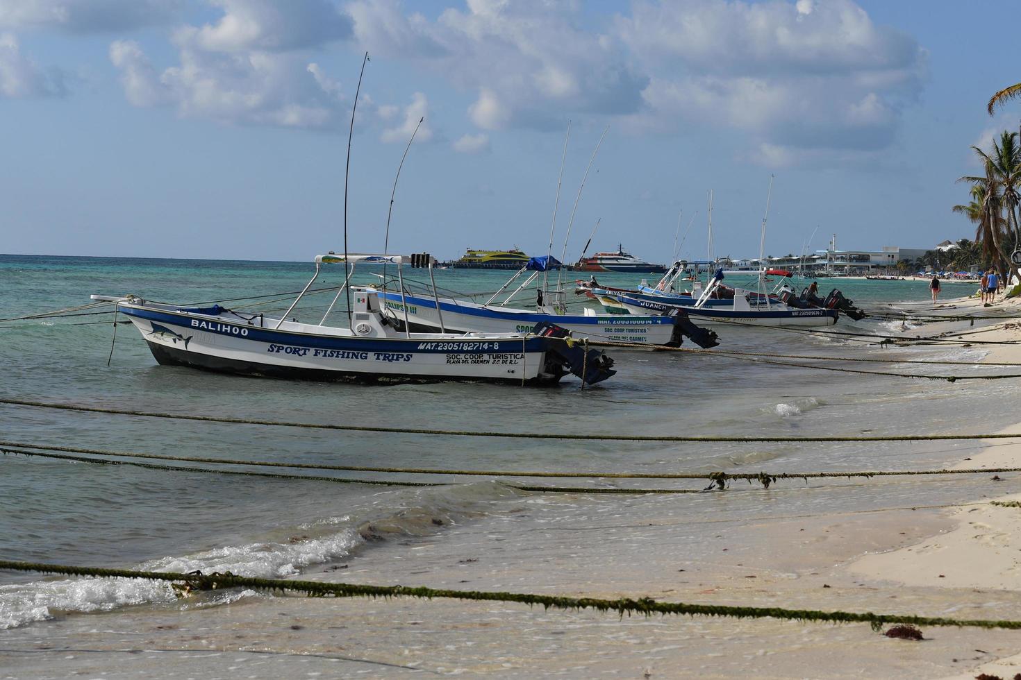 playa del carmen, mexique - 3 février 2017 - touristes américains à playa del carmen mexique photo