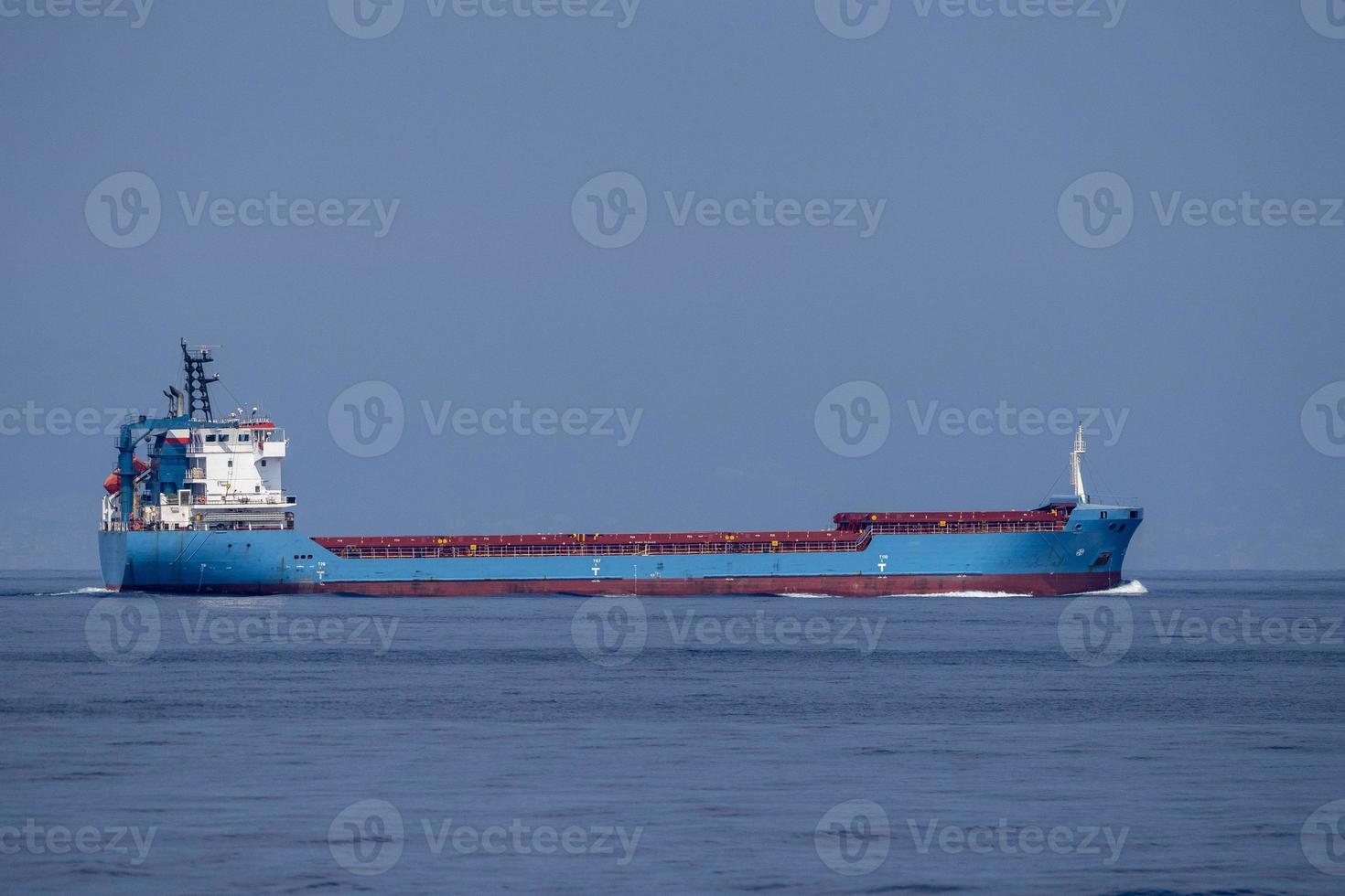 Transporteur de navires-citernes à gaz en mer photo