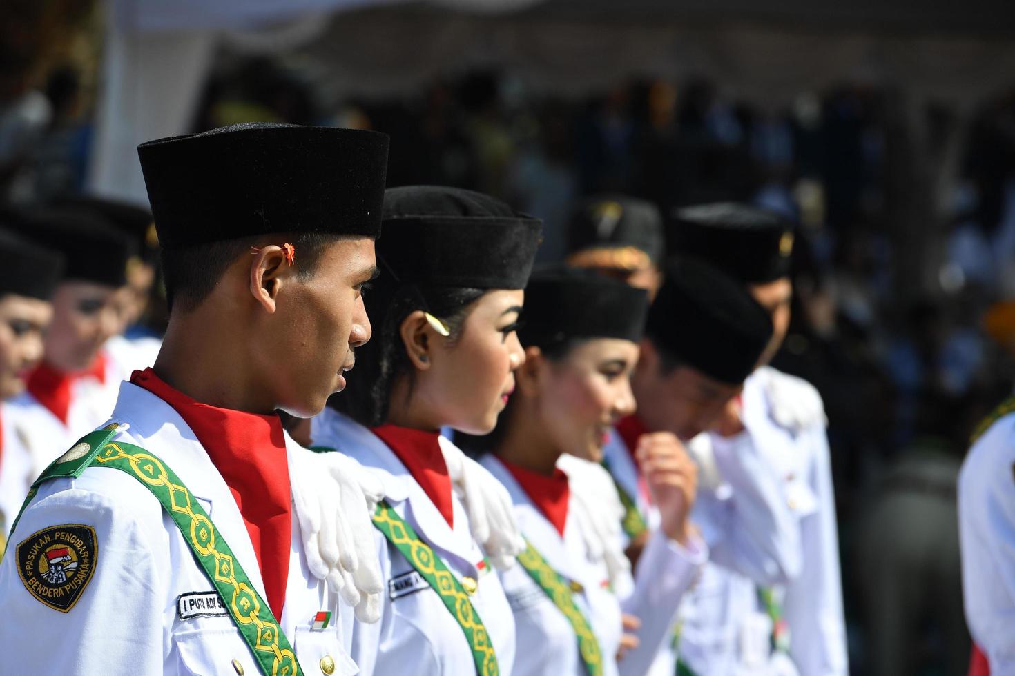 Ubud, Indonésie - 17 août 2016 - le jour de l'indépendance se célèbre tout autour du pays photo