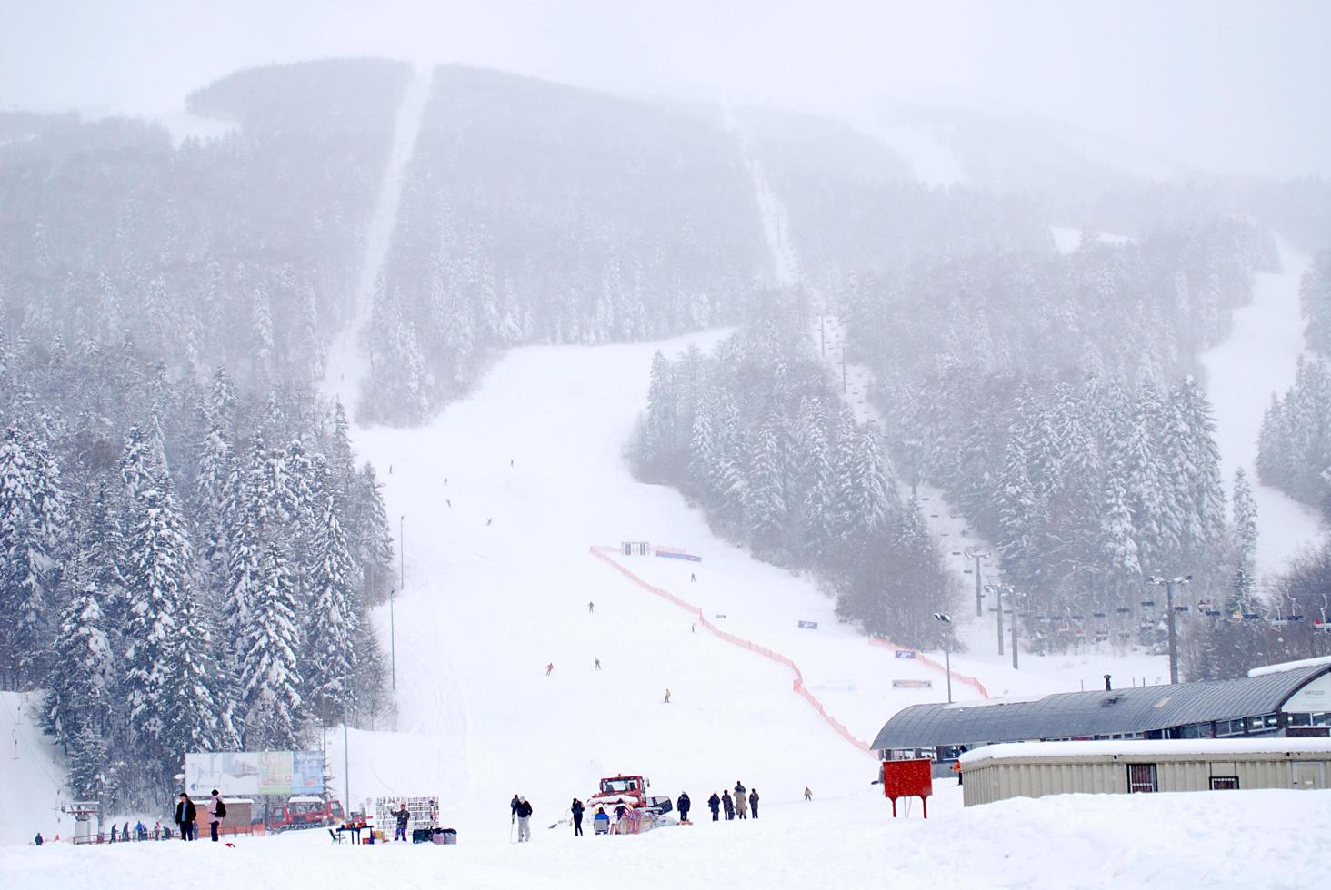 bjelasnica, montagne olympique en 1984 photo