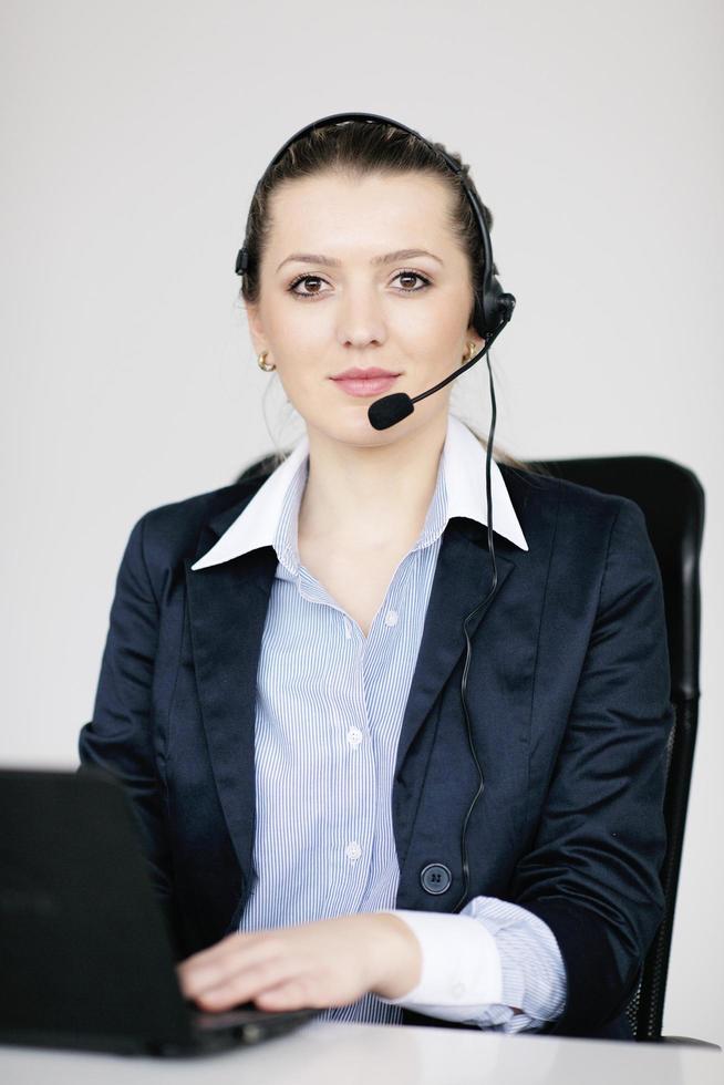 groupe de femme d'affaires avec un casque photo