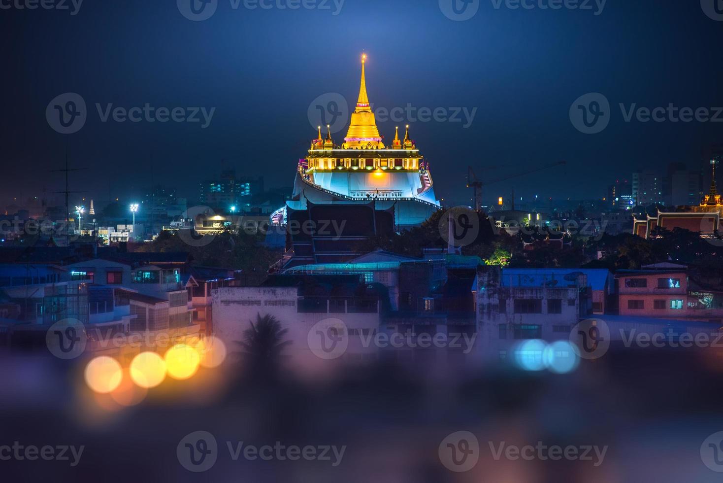 Temple du Mont d'Or à Bangkok (Wat Sraket, Thaïlande) photo