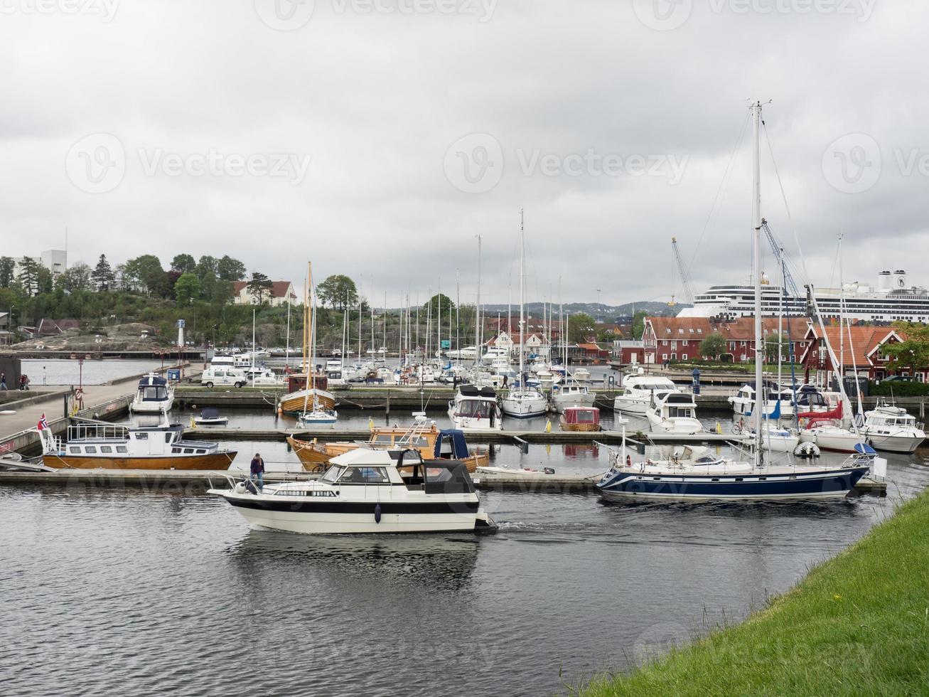 la ville de kristiansand en norvège photo