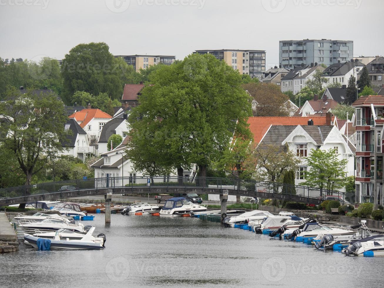 la ville de kristiansand en norvège photo