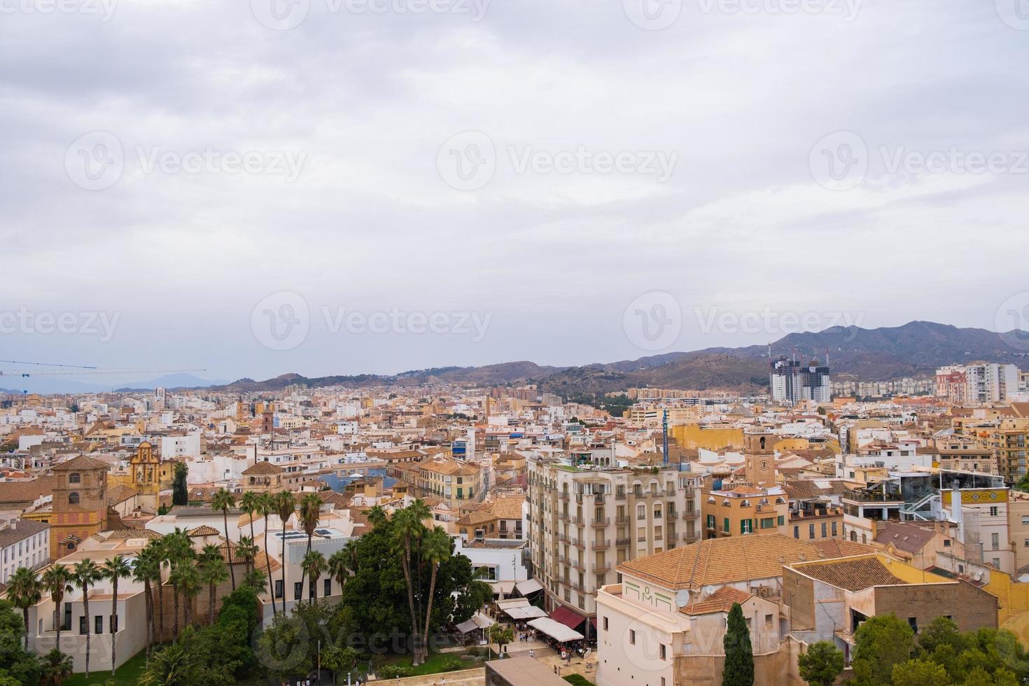 vue sur la ville de malaga photo